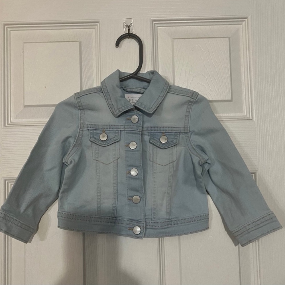 The Children's Place Light Blue Jean Jacket #24